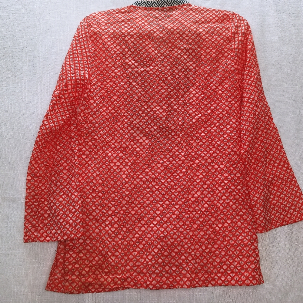 Cynthia Rowley boho lightweight long sleeve shirt small - Picture 2 of 7